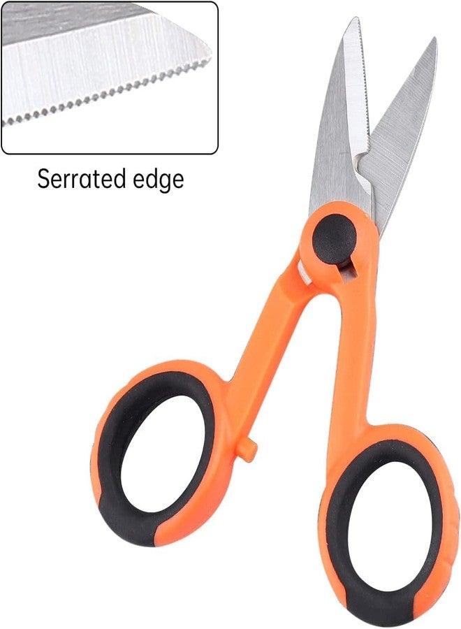 Corslet مقص كورسليت لقطع كابلات الألياف الضوئية | مقص كيفلر شديد التحمل لقطع كابلات الألياف الضوئية | أداة قطع أسلاك دقيقة للاتصالات والشبكات وتقنية FTTH ومقص قطع أسلاك احترافي - Image 2